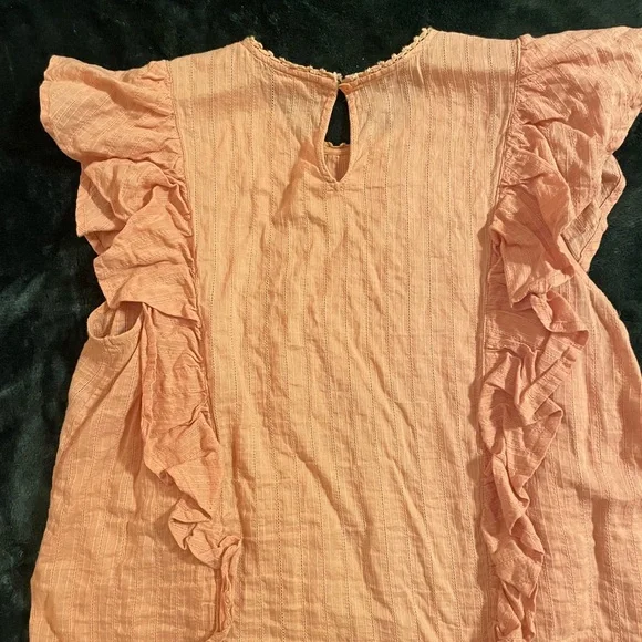 Pink Rufffled Top - Picture 2 of 3